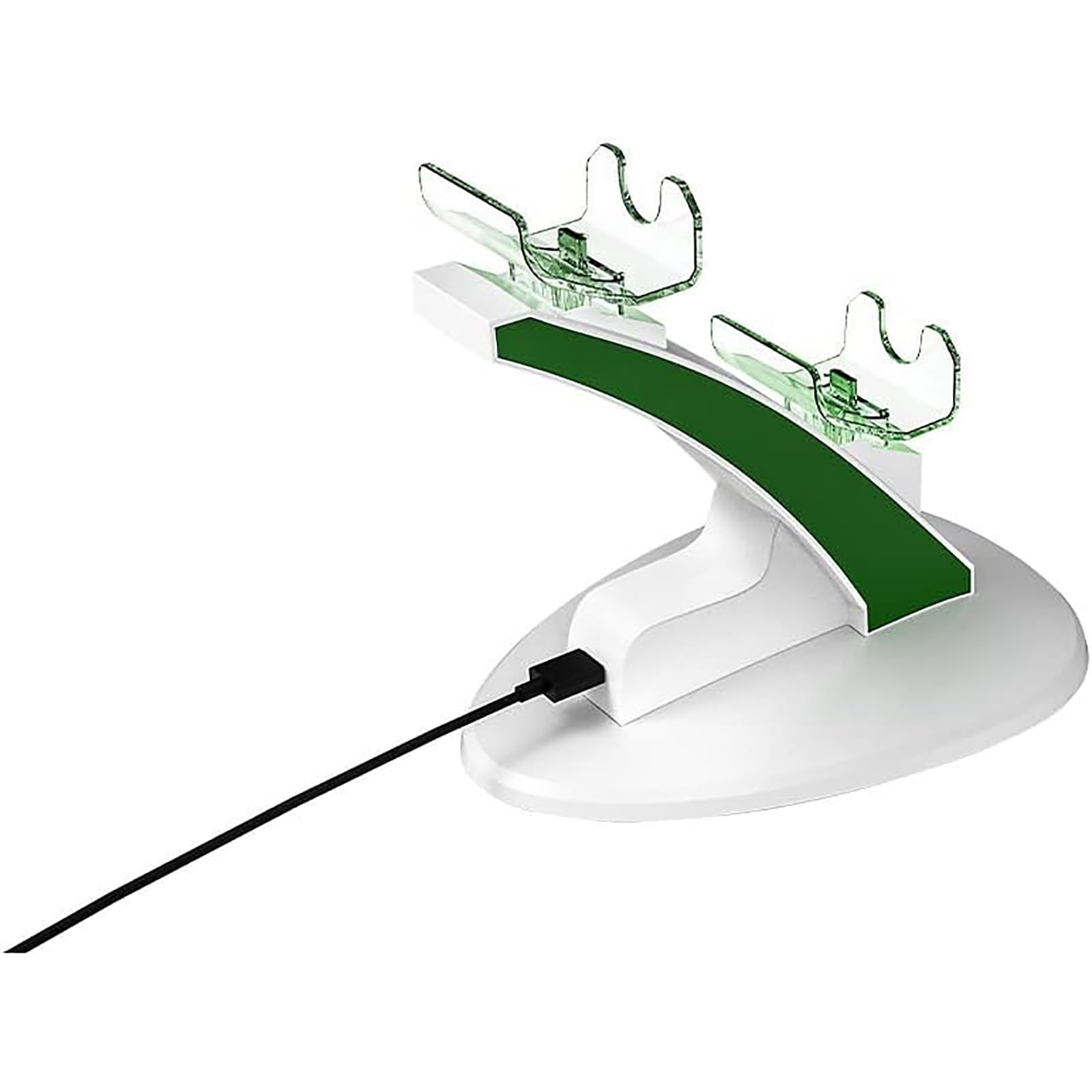 Base de carga de controlador doble, soporte de carga rápida para controladores de juegos, solución de almacenamiento eficiente para varios modelos de consola, accesorio práctico y duradero