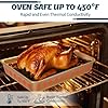 Baking Pans Set, Nonstick Stackable Bakeware Sets, Oven Pans for Cooking, AIVIKI 6 Pieces Baking Sheets Set Including Cookie Sheet, Deep Roaster Pan, Square Pan, Loaf Pan, Muffin Pan, Carbon Steel #4