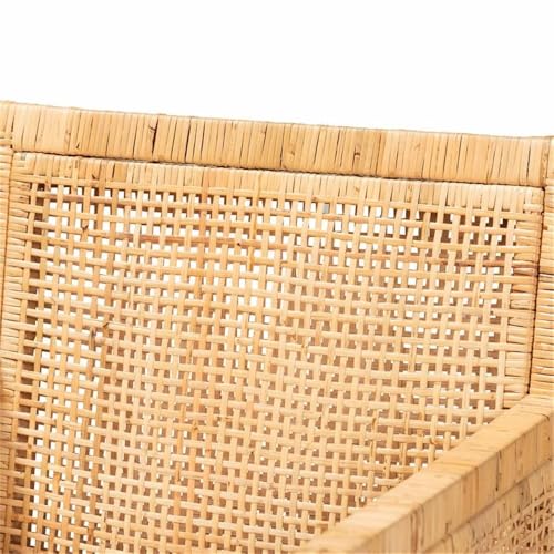 Sillón Madera y Ratán Natural con Cojín miniatura 7