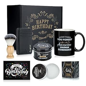 Birthday Gifts for Men Who Have Everything, Mens Birthday Gift Ideas, Unique Personalized Birthday Gifts Box for Dad Boyfriend Husband Brother Coworker, Thank You Gifts Presents Baskets for Him