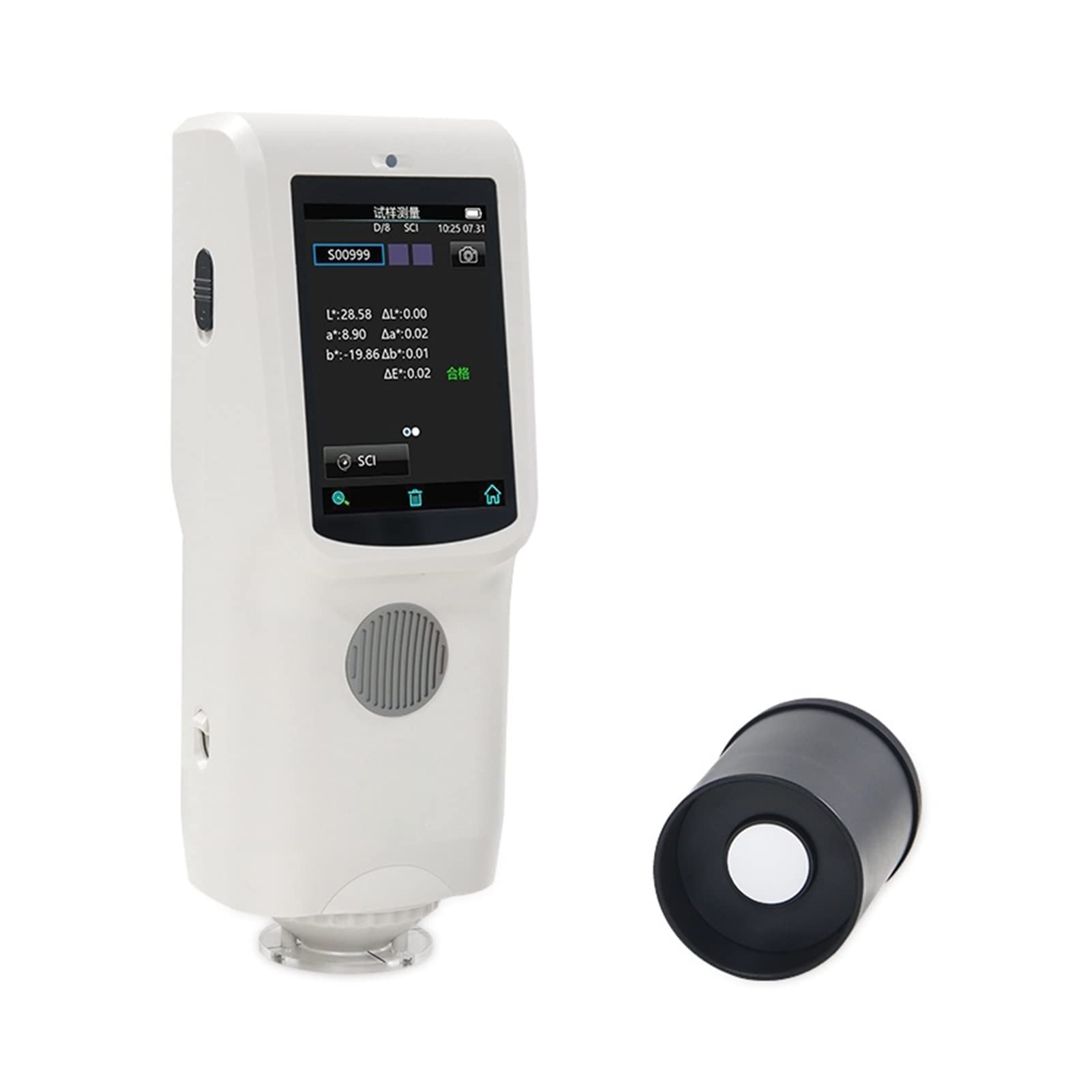 Kolorymetry TS7010 Laboratorium kolorymetru chroma przenośna analizator kolorów różnica Tester miernika z częstością krzywej odbicia 400-700 nm