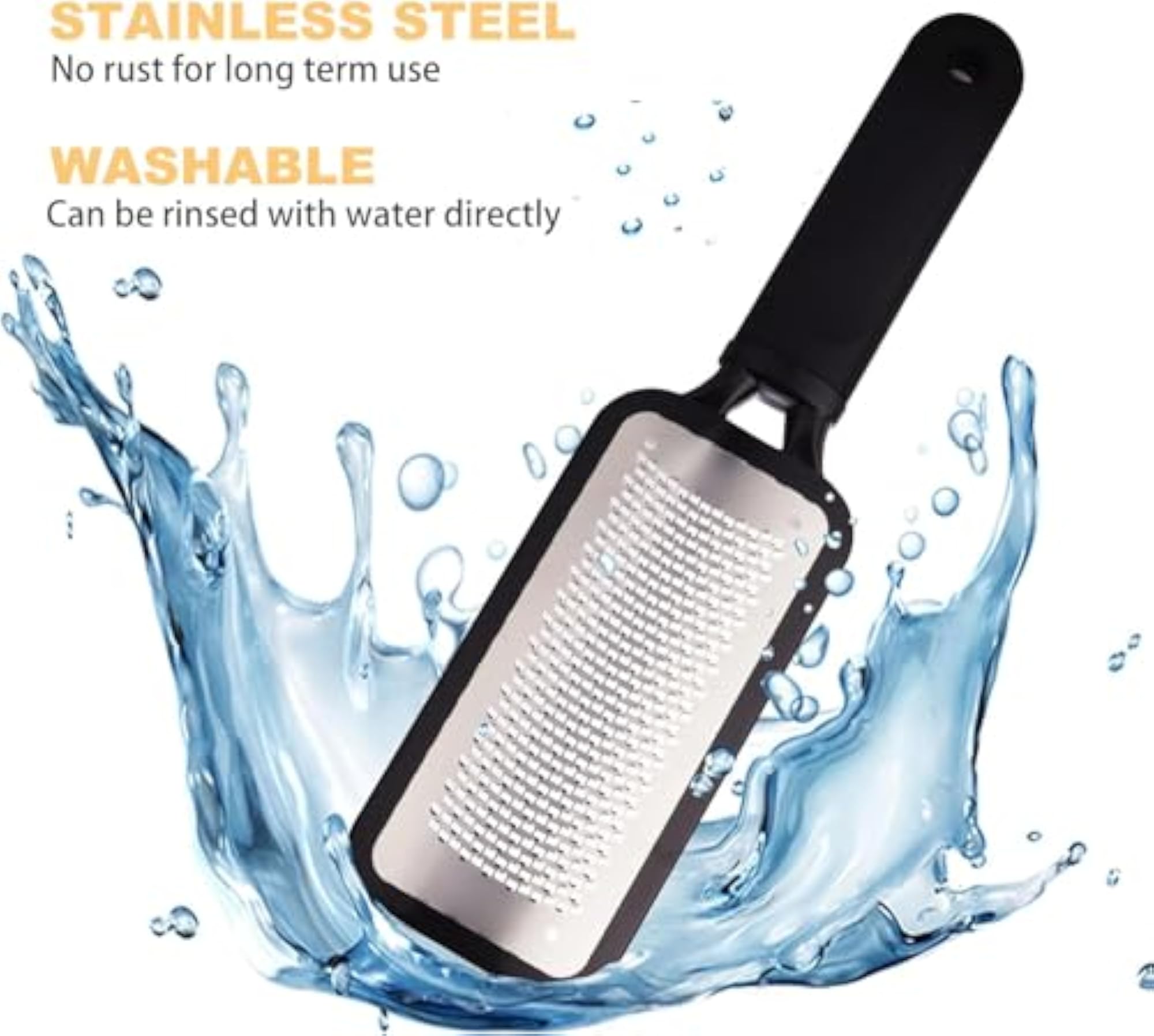 Professional Stainless Steel Foot Scrubber Rasp Scraper File