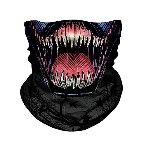 Image of Skull Face Sun Mask Half,Bandanas,Neck Gaiter, Headwear, Headband for Fishing, Hunting,Yard Work