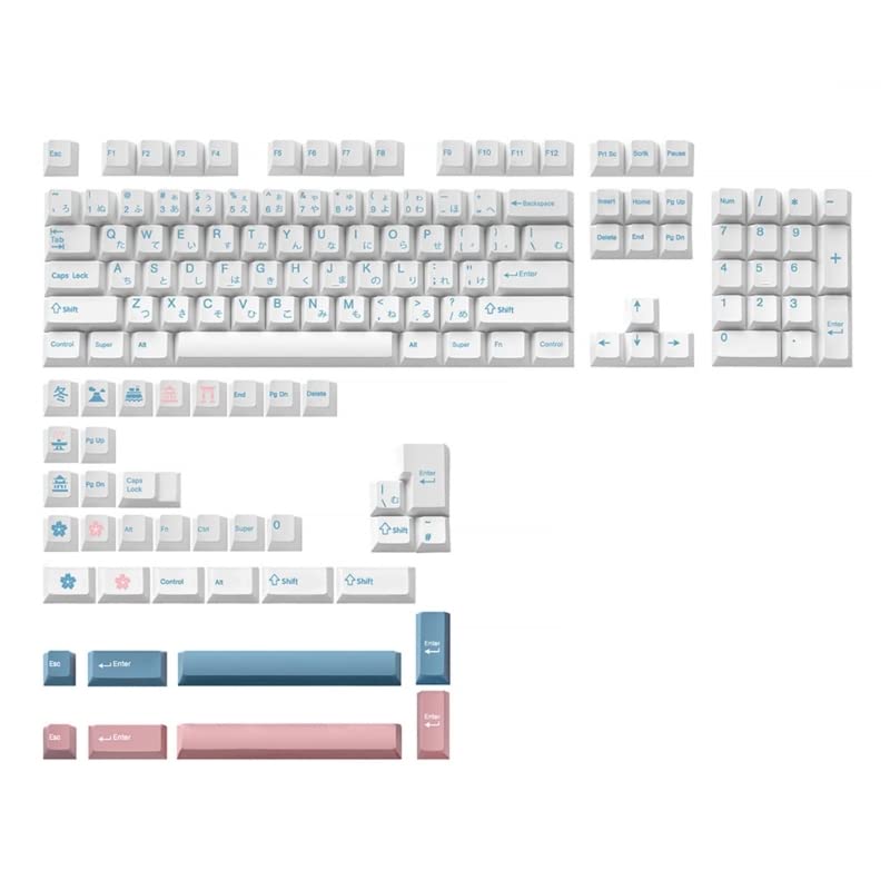Capuchons de touches en PBT anti-usure pour réparer un clavier mécanique Cherry MX GK61