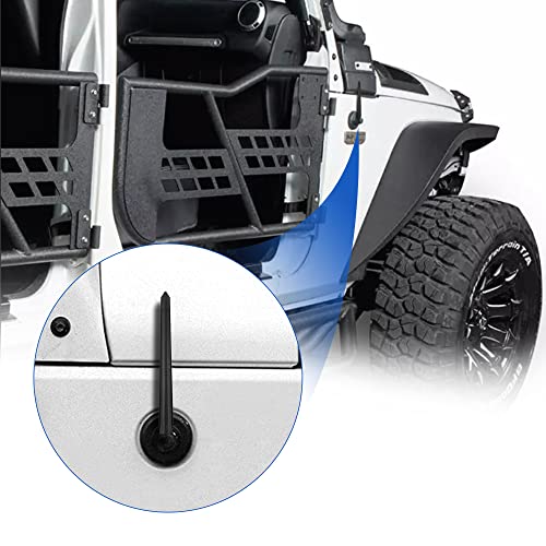 Image of BASIKER Antenna Fit for Jeep Gladiator Wrangler Unlimited Rubicon JL Sahara | Unique Design, Fit for 2007-2026 Jeep Wrangler Gladiator Accessories, Short Truck Offroad Car Radio Antenna Replacement