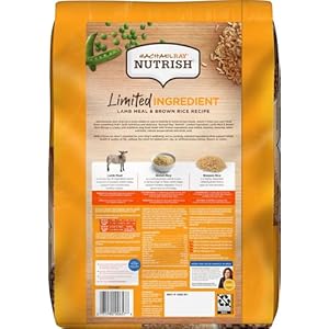  Rachael-Ray-Nutrish-Limited-Ingredient-Lamb-Meal-Brown-Rice-Recipe-Dry-Dog-Food-14-Pound-Bag-Packaging-Design-May-Vary