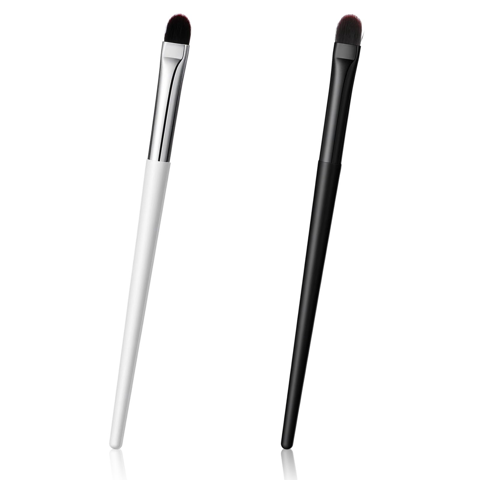 Sorcristy 2-Pack Flat Concealer Brush, Eyebrow Round Makeup Brush