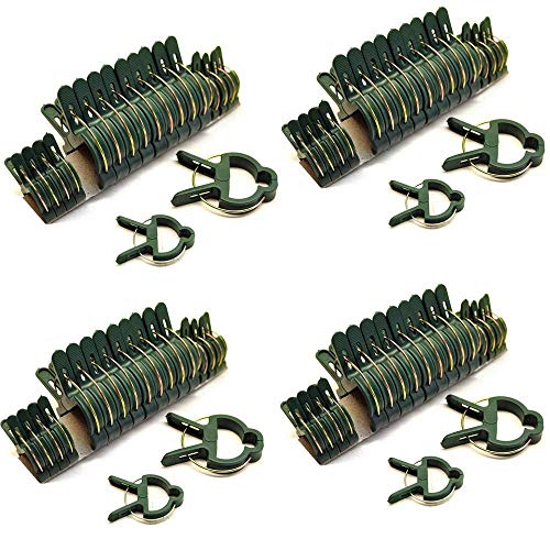 Preisvergleich Produktbild Dproptel Tomaten pflanzenclips Pflanzenklammern Pflanzenbinder Rankhilfen für Gartenarbeit 2 Größe 80Stücken