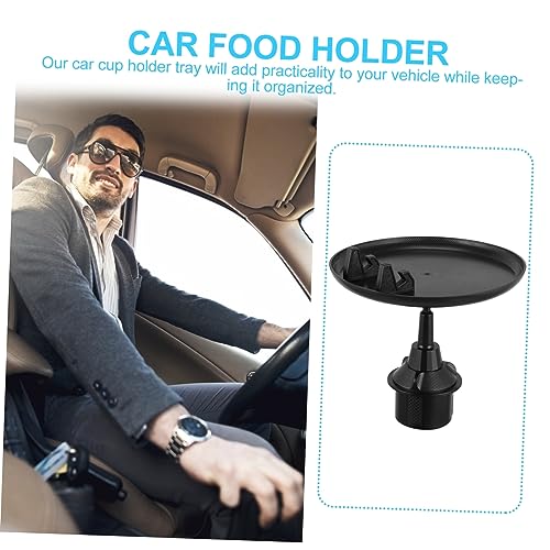 Portavasos y bandeja para auto 1pc práctico para snacks miniatura 3