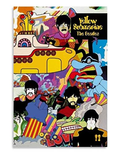 DPFRY Beatles Affiche 2 Toile Art Affiche Et Impression d’art Mural Moderne Maison Chambre Décoration Qc139Zp 40X60Cm… - Les Beatles, Paul McCartney, John Lennon, RIngo Starr, George Harrison DPFRY Beatles Affiche 2 Toile Art Affiche Et Impression d'art Mural Moderne Maison Chambre Décoration Qc139Zp 40X60Cm…