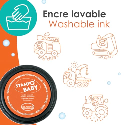Aladine 3003808 - Stampo Baby Baumaschinen