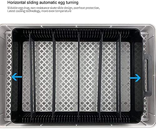Ei incubator, 12 eieren Volautomatische Poultry Hatcher Machine, LED Candler Automatische Egg Turner Temperatuurregeling… - Afbeelding 6