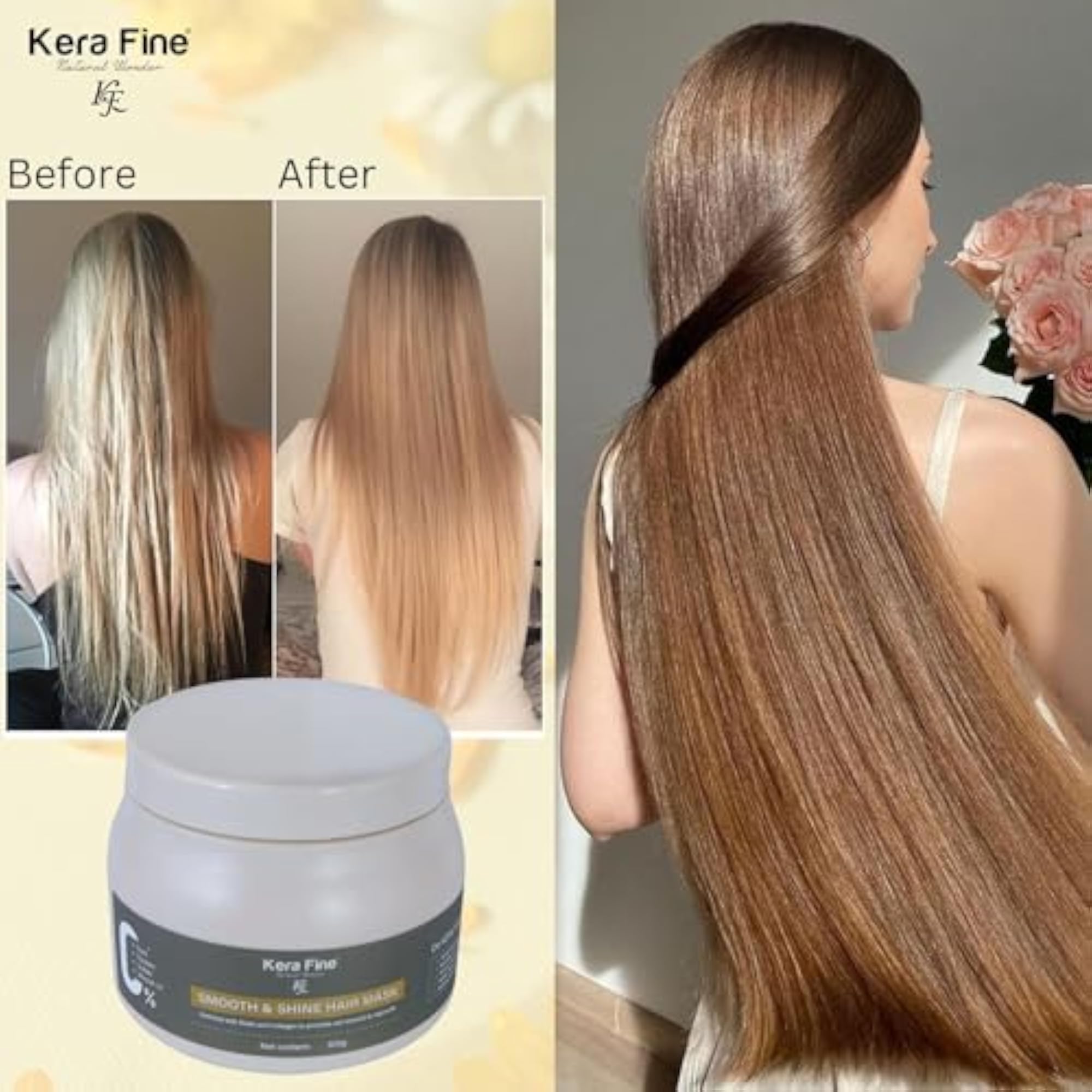 Smooth & Shine Hair Mask, Nourishing Treatment