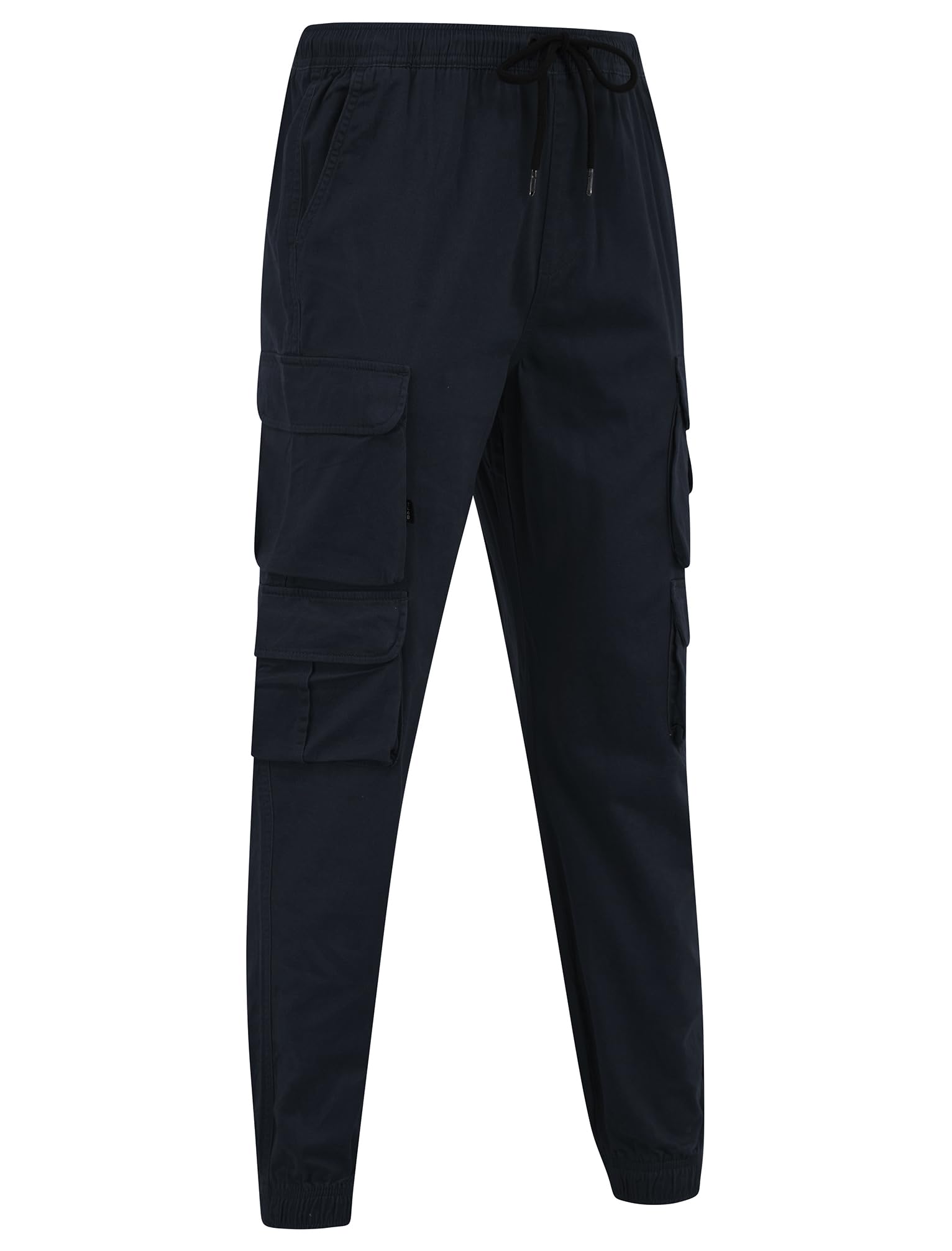Tokyo Laundry Men's Sky Captain Navy Cathay Cotton Twill Cuffed Multi-Pocket Cargo Jogger Pants