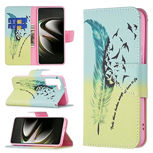 Coque Samsung S22 5G plumes pour sublimer votre style au quotidien