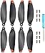(32 Pcs) Mavic Mini 2/Mini 2 SE/Mini SE/Mini 4K Propellers Compatible with DJI Mini 2/Mini SE/Mini 2 SE/Mini 4K Drone Replacement Low-Noise and Quick-Release Blades Props Accessories (Orange)