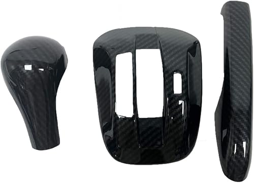 Miniatura 4 de Para Honda Accord 2008 2009 2010 2011 2012 2013 Freno de mano Cambio de engranajes Marco Fibra de Carbono Estilo ABS Cubierta Trims