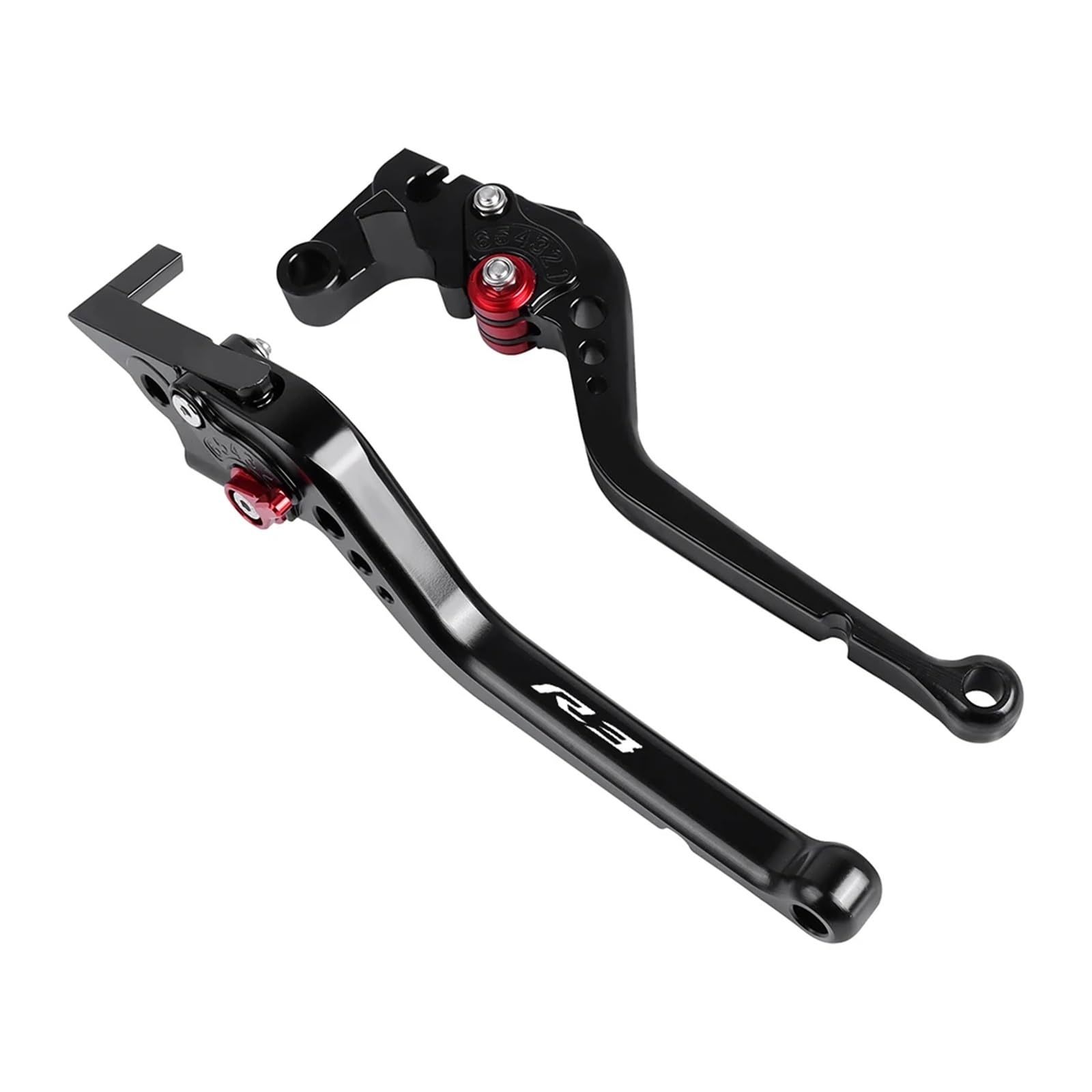 KTEBNWOSD Motorcycle CNC Adjustable Folding Brake Clutch Levers Handle for Ya&maha YZF R3 YZFR3 2015-2022 Brake Clutchs Levers