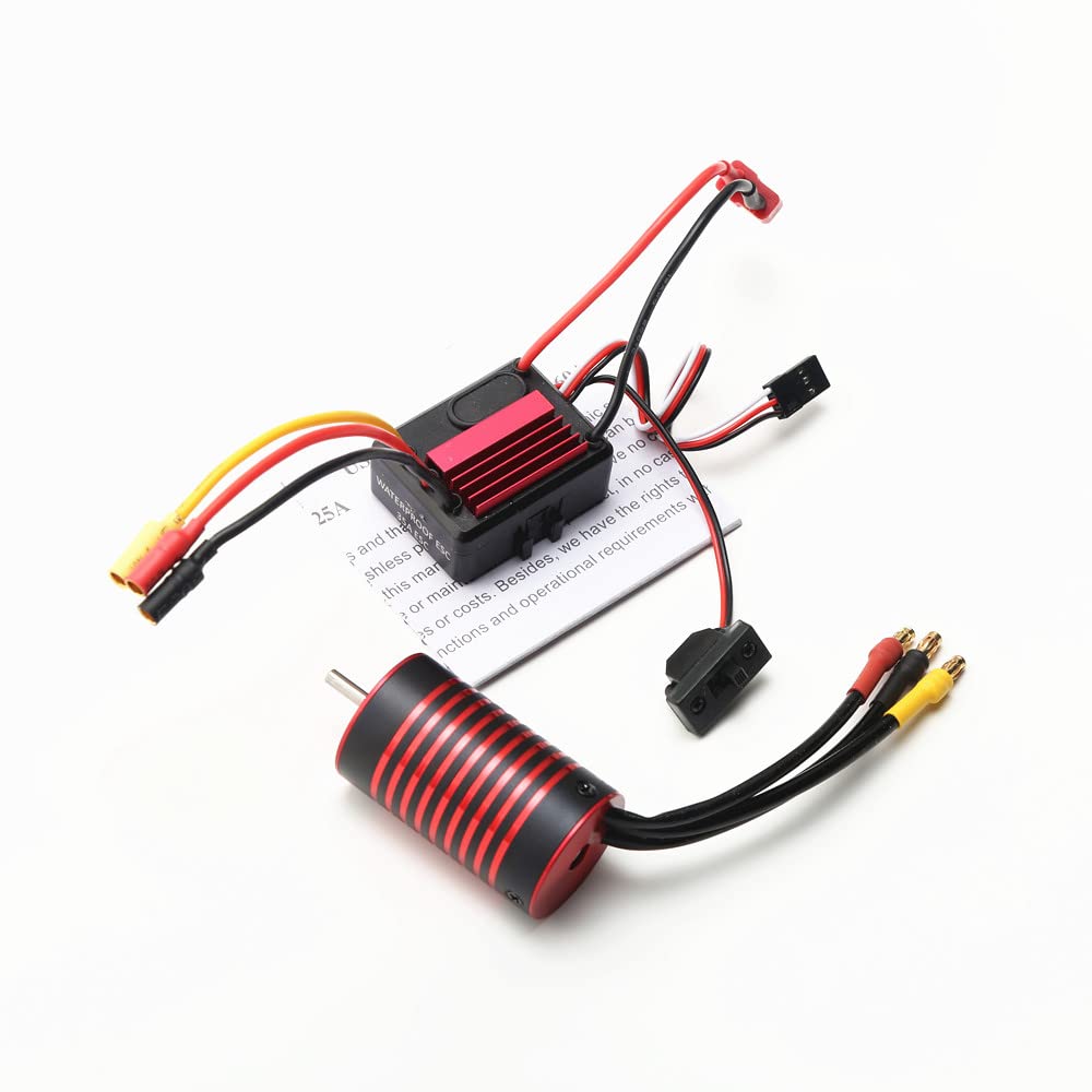 Generic 7016 Motor Kühlkörper Mit Lüfter Für 1/16 Hsp Rc Auto 370/380