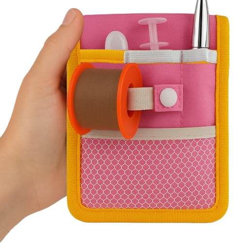 Organizador Bolsillo Enfermería con Imán | Salvabolsillos Compacto para Enfermeras, TCAE, Veterinarios | Regalo Profesional Salud | Accesorios Uniforme Sanitario 17x12cm