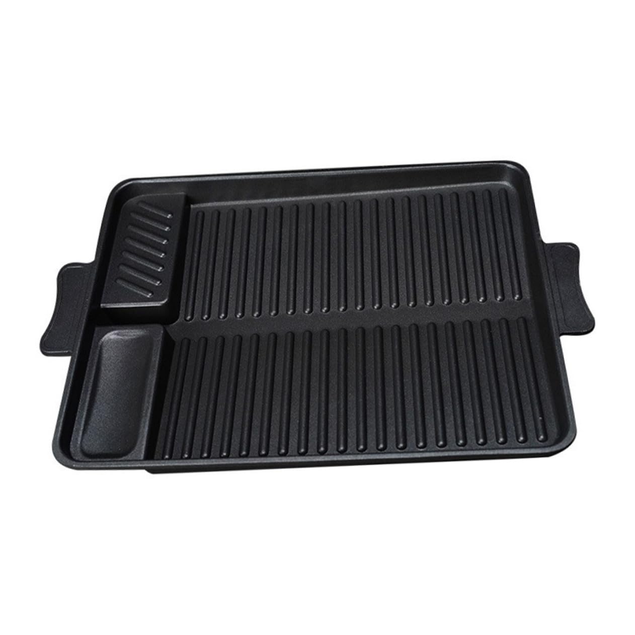 Bandeja Rectangular para Barbacoa al Aire Plancha Antiadherente para Asar Bandeja de Horno Resistente para Parrilla Portátil
