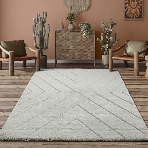 Bahar Shaggy Designer Living Room Rug Cover