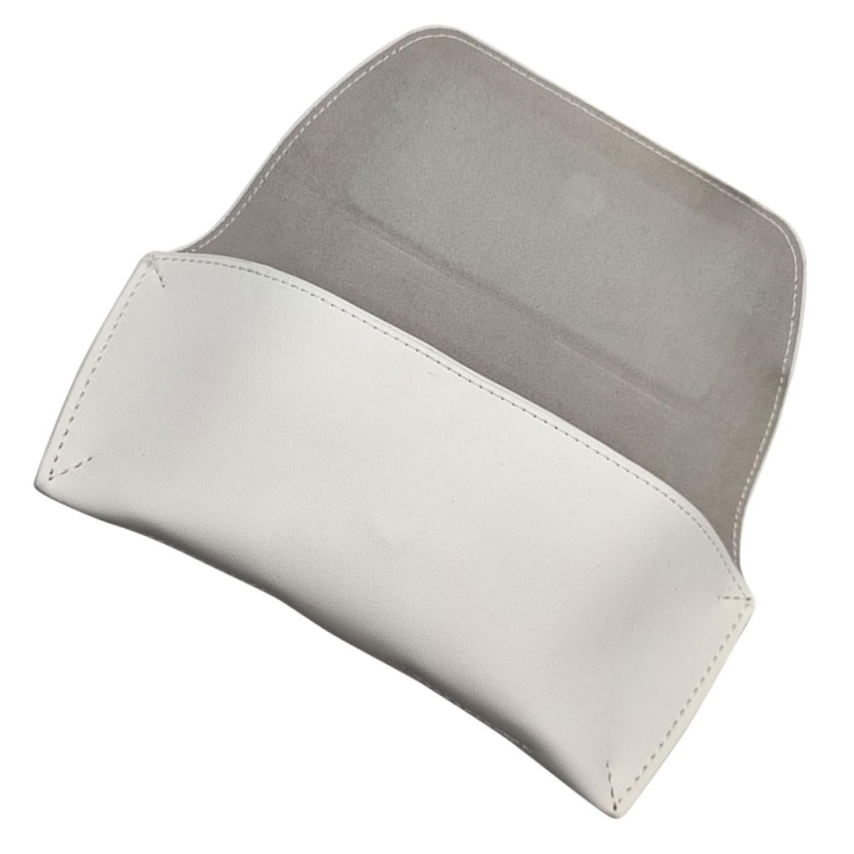 Veemoon Housse De Protection Pour Lunettes Pochette Pour Lunettes De Soleil Mince Sac Portable En Lisant Étui Des Lunettes De Voyage Mignon Étui à Lunettes Cas Verres Blanche Pvc