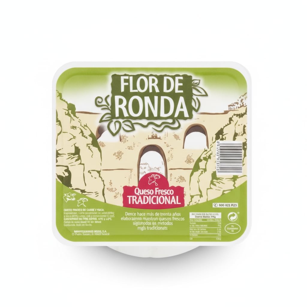 Queso Fresco Tradicional de Mezcla (55% Cabra, 45% Vaca) - Formato Familiar 1 kg - Origen España - Sin Gluten y Sin OMG - Ideal para Ensaladas y Postres - NEXU
