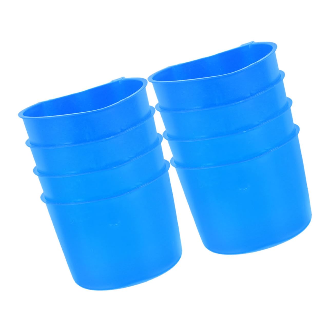 HOLIDYOYO 8Pcs Hanging Pet Bowl for Small Animals Durable Food and Water Cups for Rabbits Birds and Chicken Coop Easy Install Portable and Lightweight