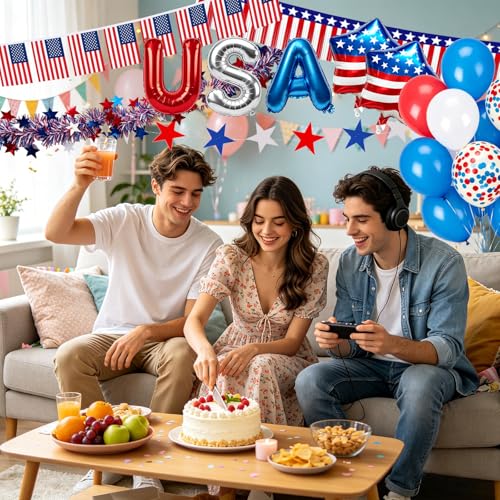 Budget 41-Piece Patriotic Golf Cart Kit