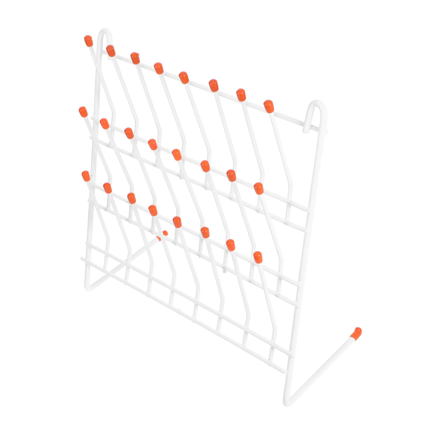 FUNOMOCYA 1pc Laboratory Drain Rack Test Tube Rack Lab Drying Racks Beaker Draining Rack Lab Racks Test Tube Stand for Drying Test Tube Drain Rack Sink Utensil Holder Rack for Test Tube Iron