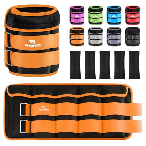 Image of Fragraim Adjustable Ankle Weights 1-3 /4 /5 /6 /8 /10 /12 /15 /20 LBS Pair with Removable Weight for Jogging, Gymnastics, Aerobics, Physical Therapy