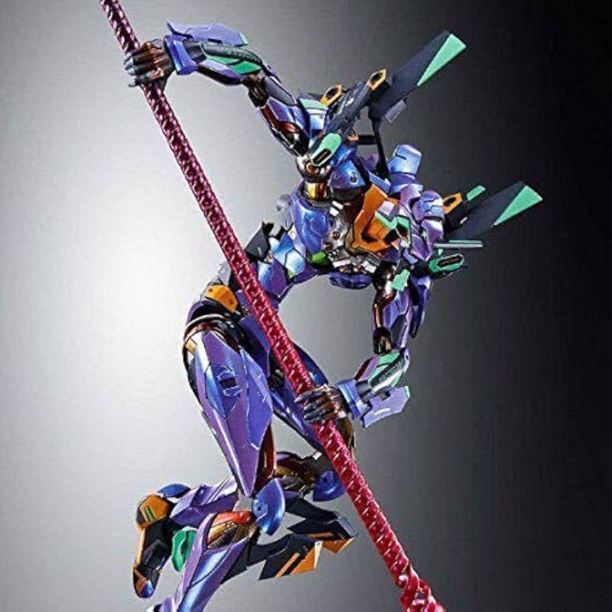 L BUILD エヴァンゲリオンEVA-01 TEST TYPE Amazon | Bandai - Figurine Evangelion - Eva-01 Test Type