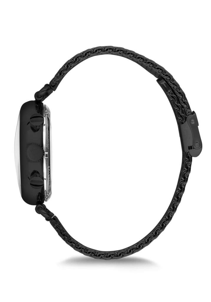 MOMENTUS TC250B-04SX Siyah Hasır Kordon Kadın KOL SAATİ
