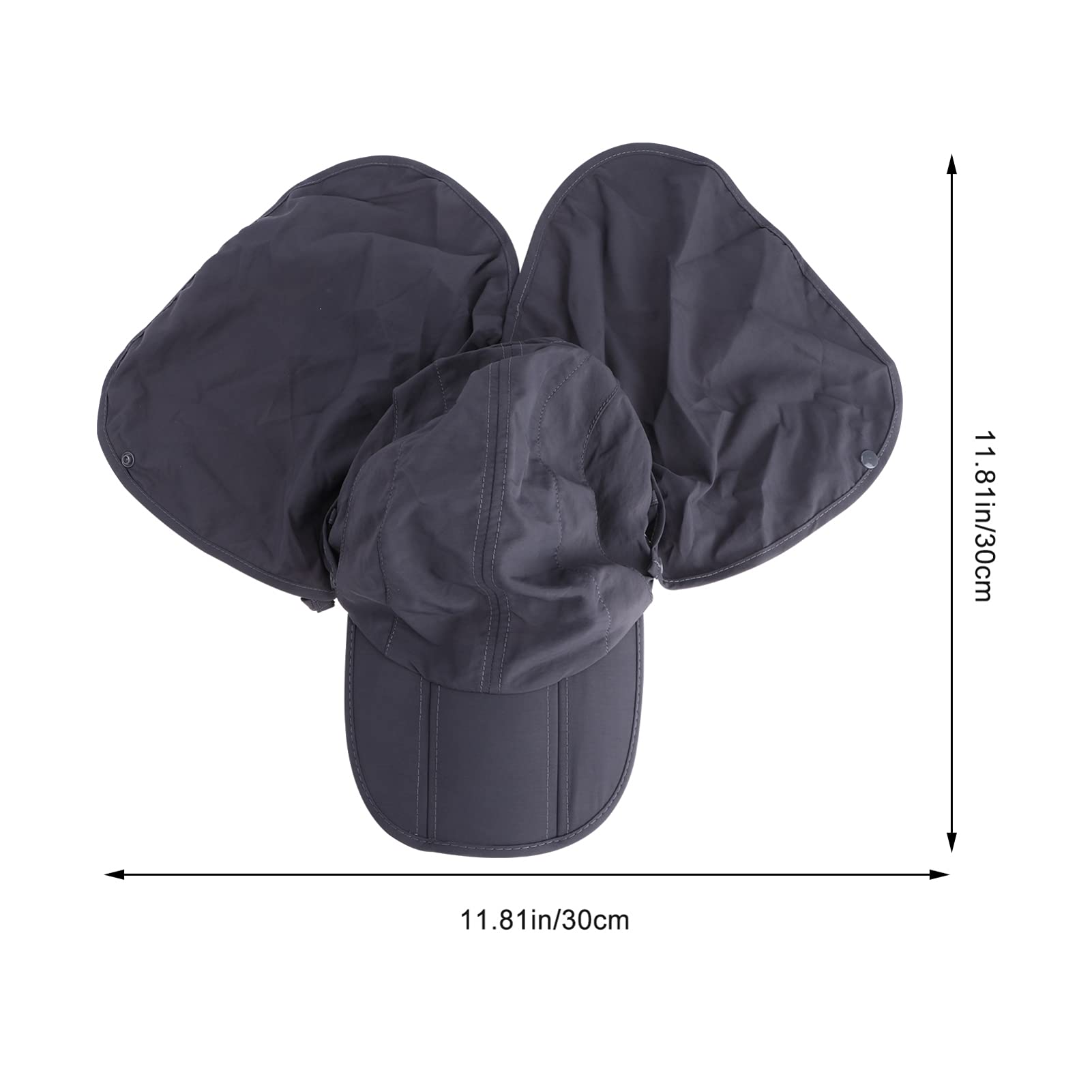 VALICLUD Gesichtsschutzmaske Zum Angeln Sonnenhut Mit Solarventilator Hüte Mit Sonnenblende Schutzhelm Sonnenschutz Visier Sonnenhüte Für Frauen Uv-Schutz Sonnenhut Damen Kappen Dark Grey