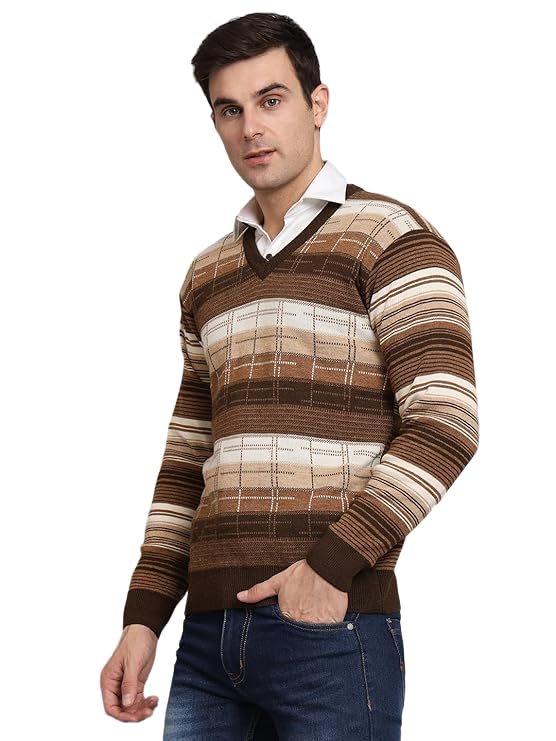 Muskan Knitwear Mens Sweaters Winter Wear Cardigan (in, Alpha, M, Regular, M, Camel)-picture-38