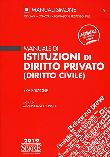 9788891421005 Manuale di istituzioni di diritto privato (diritto civile)