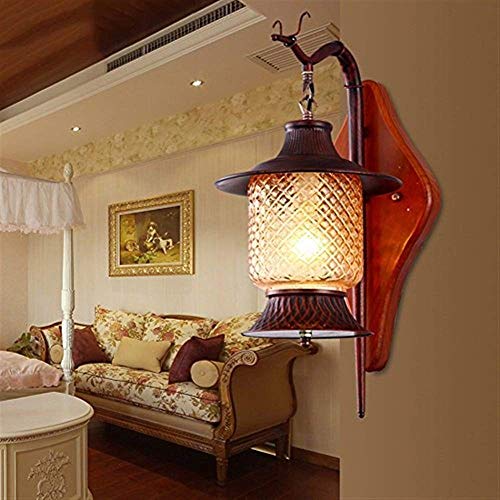 Iluminación de pared retro para dormitorio bar y restaurante con rosca E14 7
