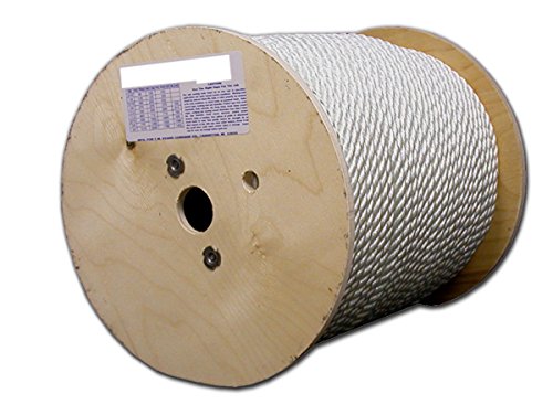 T.W Evans Cordage 137 Twisted Polyester Rope, 1/4-Inch x 600-Feet