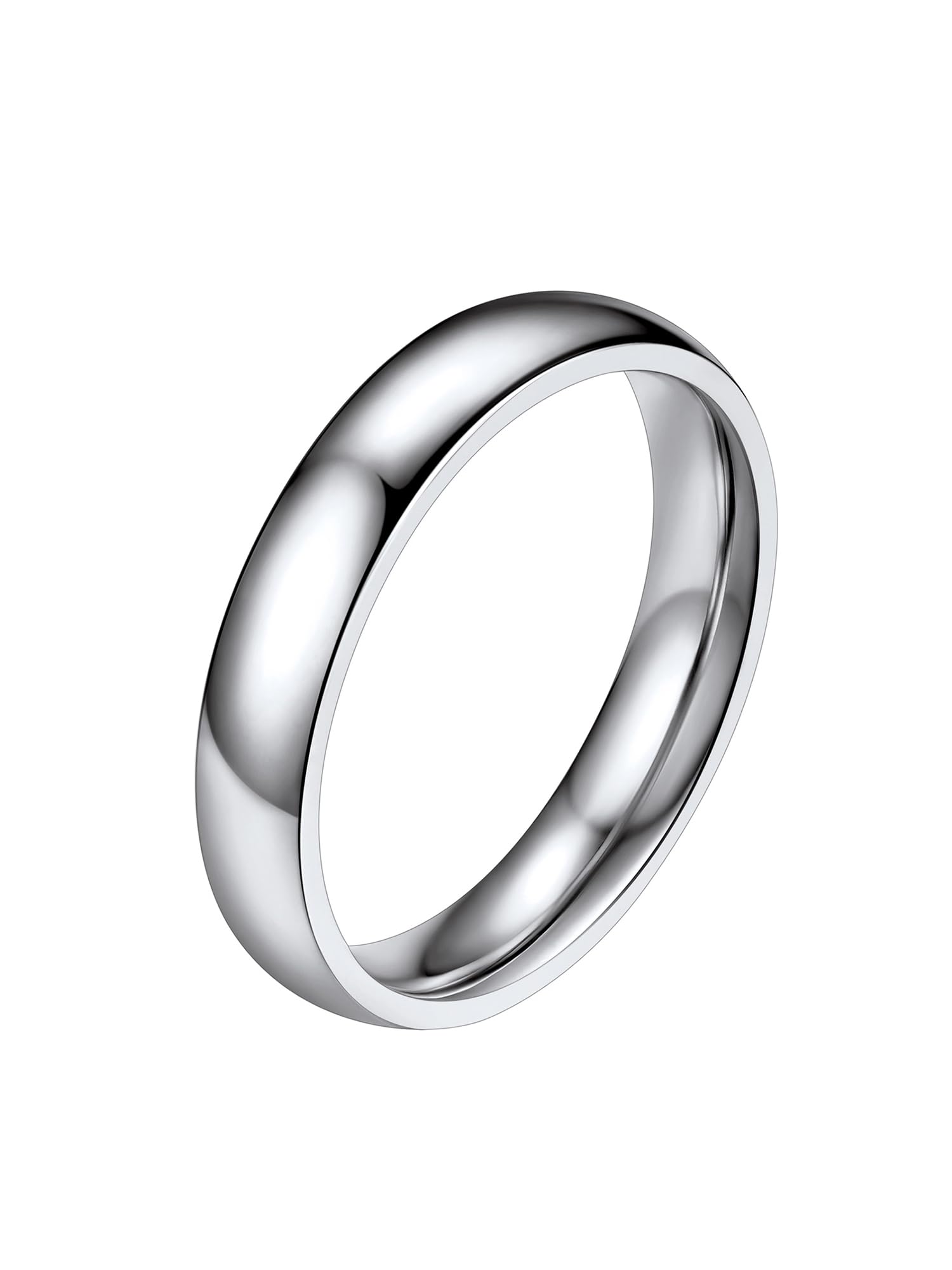 PROSTEEL Anello Uomo Donna Incisione Personalizzabile Fede in Acciaio Inossidabile/Oro 18K Placcato/Nero (Confezione Regalo)