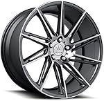 Verde Wheels - V25 Quantum Matte Graphite/Machined Wheel 20x9'/5x4.5'/+30mm Offset