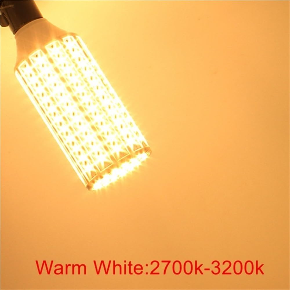 Light, Lot de 20 ampoules LED en forme de maïs AC85-265 V E27 5730 10 W/15 W/20 W/30 W/40 W Blanc froid/blanc chaud(Warm White,15W)