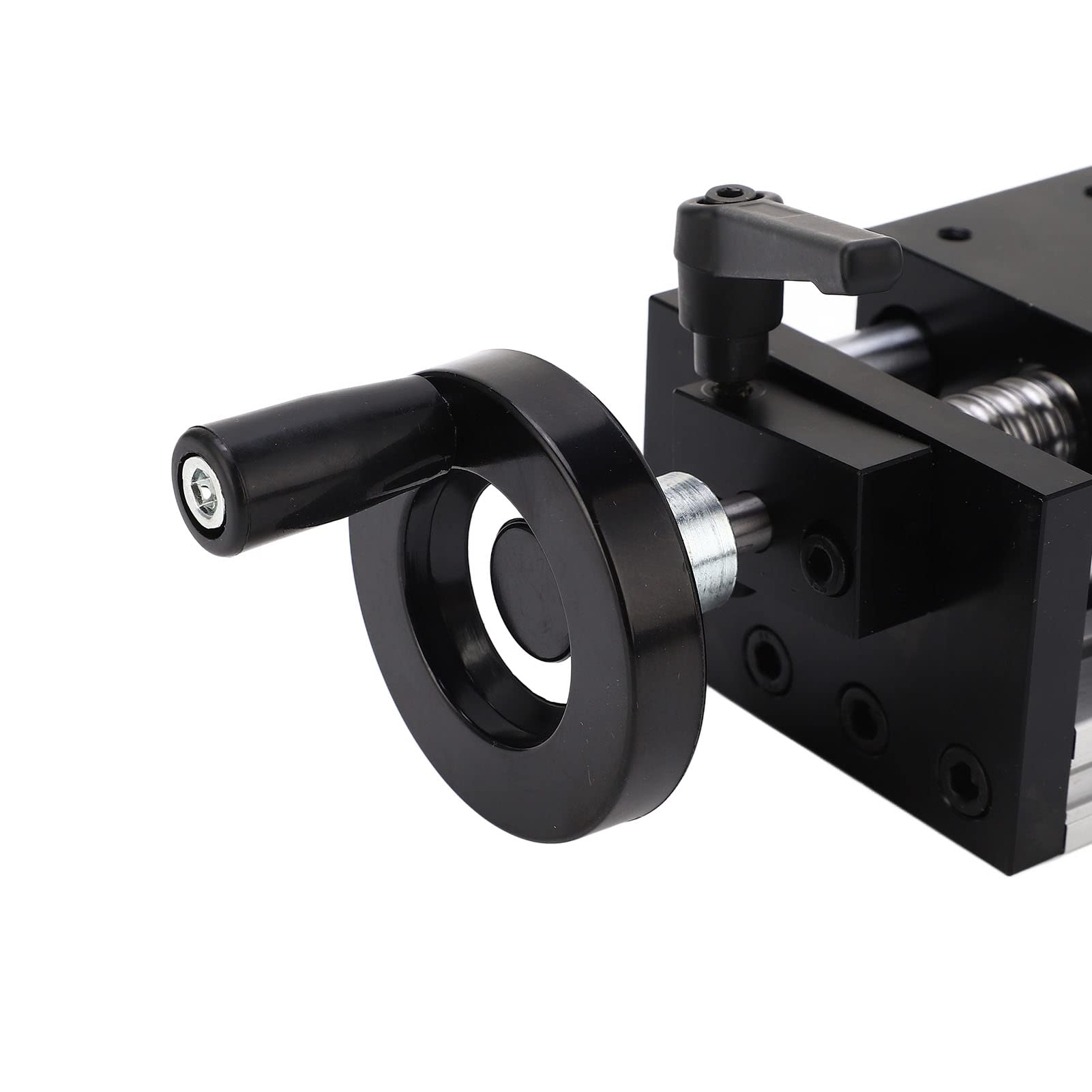 Passo lineare scorrevole, corsa 100mm, protezione riservata 10mm, doppio asse, guida lineare manuale, tavolo scorrevole con volante