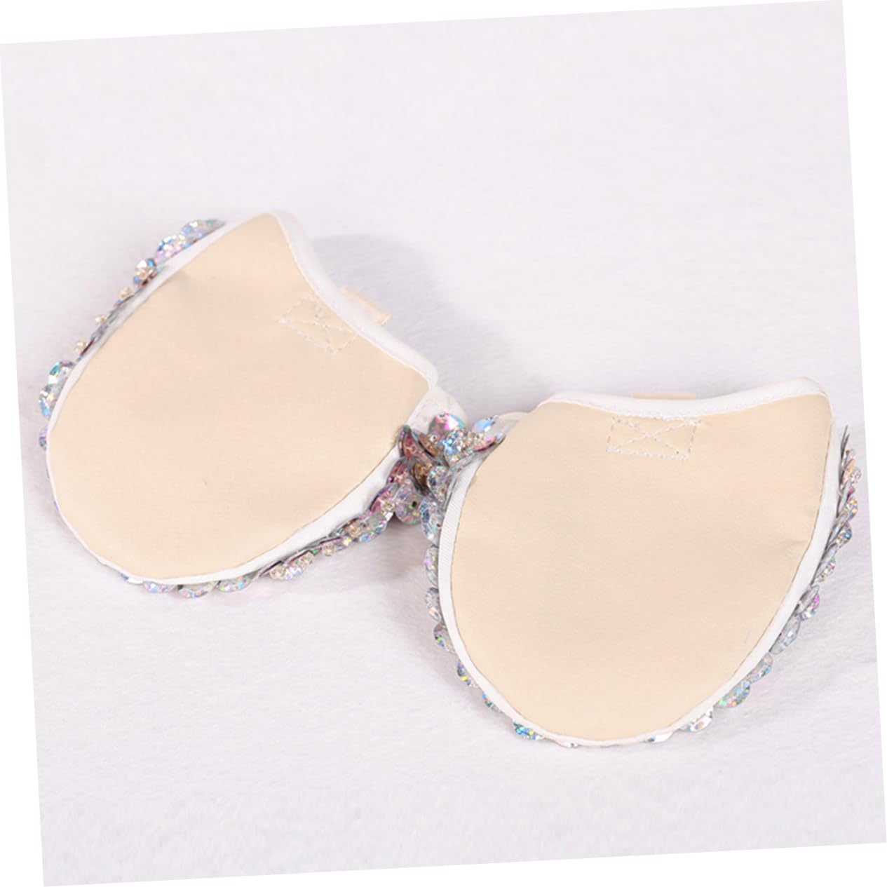 SOIMISS 3pares Zapatos De Ballet Protección para Dedos Calzado Antideslizante Lentejuelas Talla para Danza Gimnasia y Yoga