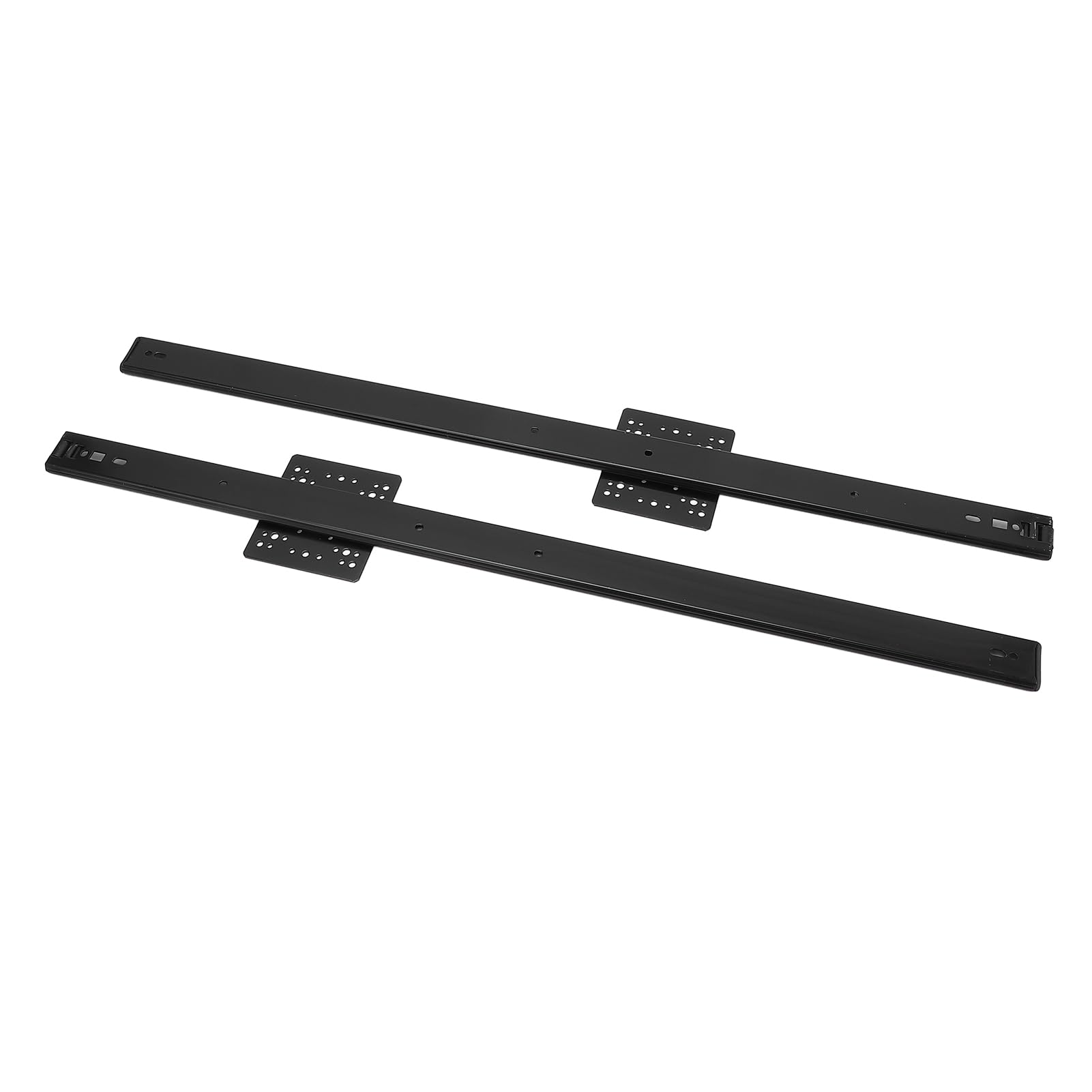 Aramox Guide per Cassetti con Cuscinetti a Sfera Guide per Cassetti con Montaggio Laterale in Acciaio Laminato a Freddo 26 Pollici 35 Mm di Larghezza Carico di 44 Libbre 2 Sezioni Semiaperte per