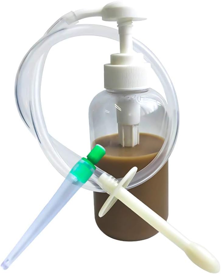 Eudola Enema Silicone Enema Press Bottle Cleaner 300ML Medical Silicone Enema Bulb Safety Silicone Bulb Anal Silicone Vaginal Rinse Vaginal Cleaner Anal Cleaning For Men Women