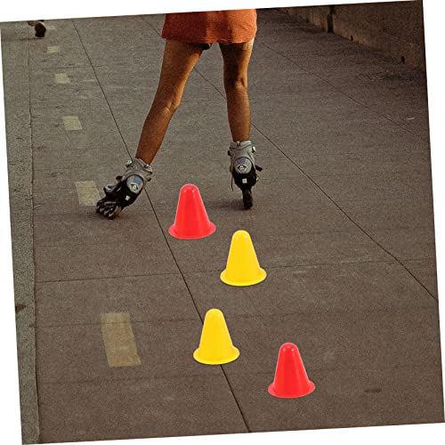 TOYANDONA 25Pcs Bright Sports Marker Cones for Agility Training Roller Skating and Outdoor Activities Stable Flat Bottom Design for Obstacle Courses and Practice Games2