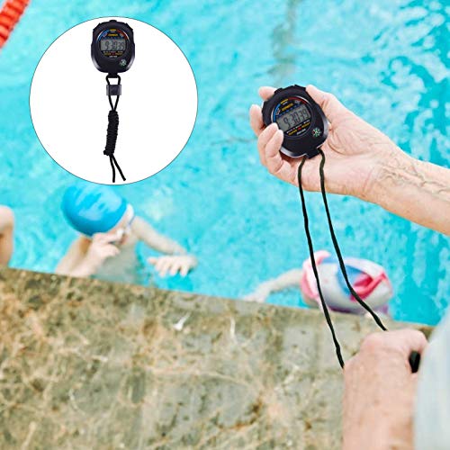 BESPORTBLE Esportes Cronômetro Digital Cronômetro Temporizador Eletrônico Despertador Com Cordão Pen