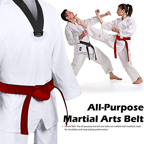 Hithop 8.6Ft Long Soft Belt For Martial Arts Karate Taekwondo Judo (Red) #TOP6