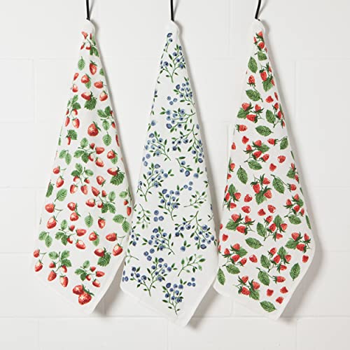 Image of Berry Patch Floursack Towels (Set of 3)
